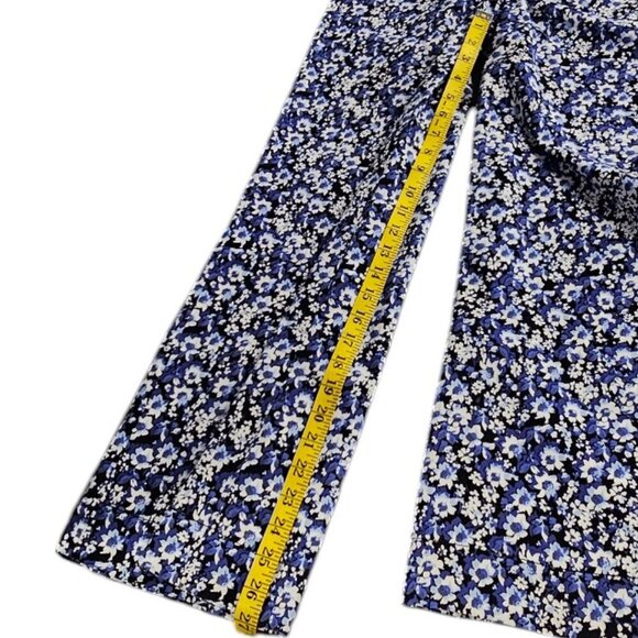 Anthropologie Maeve The Portside Button Front Floral Wide Leg Jumpsuit, Size 4 - Picture 6 of 10